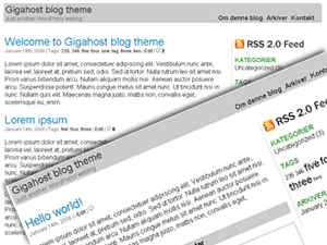 Gigahost WordPress-tema